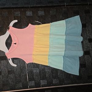 Newborn planet cotton dress
